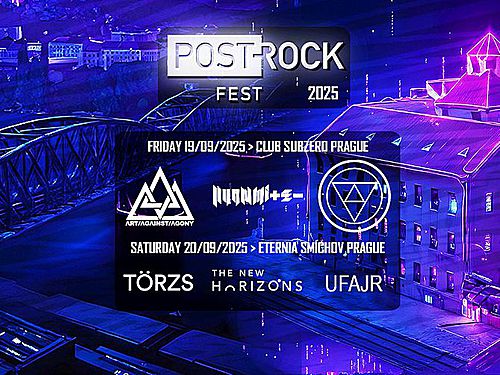 Art Against Agony a TÖRZS poprvé v Praze: Post-rock Fest se rozrůstá na dva dny - info