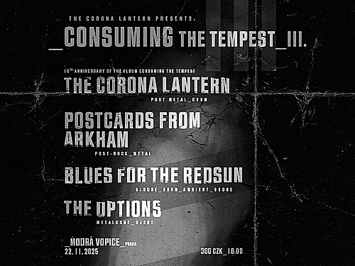 Oslavy k 10 letům debutu temně zádumčivých THE CORONA LANTERN budou plné hutnosti a atmosféry – info